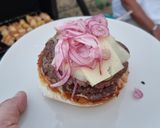 Tripla smash burger recept fázis 2 fotója
