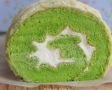 Foto langkah ke 11 dari resep Bolu Gulung Pandan Keju Ekonomis.