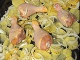 Pollo al horno con patatas