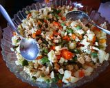 Foto del paso 11 de la receta: Ensaladilla rusa Jorgette con pechuga de pollo