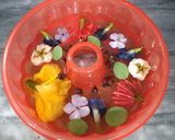 Foto langkah ke 3 dari resep Puding Susu Yogurt with Edible Flower / Hantaran / Gift.