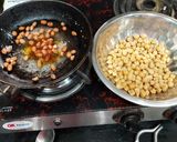 A picture of step 1 of Babugosha Chaat/Salad.