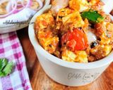 A picture of step 8 of Kadhai Paneer.