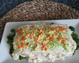 Foto del paso 17 de la receta: Lasaña fría vegetal con mayonesa de mango
