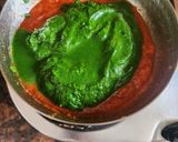 A picture of step 8 of Sarson ka saag.