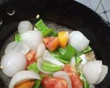 A picture of step 1 of Italian style pasta.