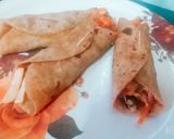 பன்னீர் சப்பாத்தி ரோல்(Paneer chappathi roll recipe in tamil) ரெசிபி ஸ்டேப் 5 புகைப்படம்
