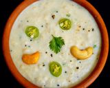 A picture of step 7 of Jowar flakes curd rice.