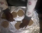 A picture of step 4 of Vegan Ginger, Orange and Cinnamon Oat Biscuits🍊, Sugar free and Baking powder/soda free.