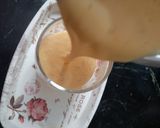 A picture of step 2 of Orange Lassi.
