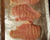 A picture of step 2 of Hasselbach Chicken.