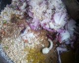 A picture of step 3 of Danbun Shinkafa.