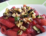 Foto del paso 11 de la receta: Pasta🍝con salsa de remolacha, calabacín y berenjena...🍝🥒🍆🌰🌶🍝