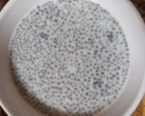 A picture of step 1 of Chia milet oats breakfast bowl.