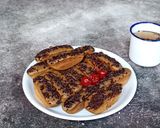 Foto langkah ke 7 dari resep Pukis Kopi Meses with Sourdough.