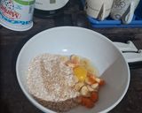 Foto del paso 1 de la receta: Muffins saludables de bananas y mandarina con avena, cacao amargo🍌🍊🧁🧁