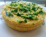 A picture of step 14 of Instant Dhokla.