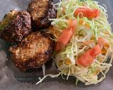 Foto del paso 2 de la receta: Mini hamburguesa a la plancha de pavo, sin harina sin pan rallado