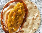 A picture of step 1 of Roti Tacos.