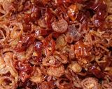 Foto langkah ke 9 dari resep Sambel bawang goreng | Bawang Goreng Pedas | kriuk tahan lama.
