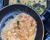 Cara Membuat Spaghetti Alfredo with Shrimp and Broccoly 3