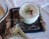A picture of step 9 of Abdoogh Khiar (Iranian cold cucumber soup).