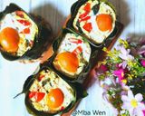 Foto langkah ke 7 dari resep Pepes Tahu Telur Asin.
