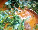 A picture of step 5 of Spicy vegetable soup with zogale and groundnut.