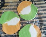 A picture of step 4 of Tiranga puri.