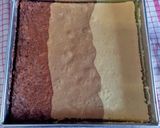 Foto langkah ke 5 dari resep Roll Cake 3 Warna (Bolgul Mocca).