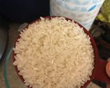 A picture of step 2 of Instant Pot Rice Pudding.