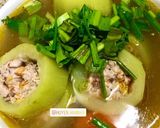 Hình bước làm 1 của món Canh bầu nhồi thịt ngon lành bổ dưỡng 🍲葫加猪肉汤🥣