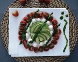 Foto del paso 5 de la receta: Ensalada de aguacate, mozzarella y tomate cherry