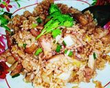 รูปขั้นตอนการทำที่ 5 ของ ข้าว(ผัด)หมูแดง