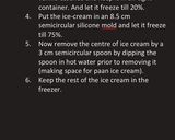 A picture of step 1 of Dil Khush Icecream.