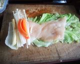 รูปขั้นตอนการทำที่ 3 ของ สุกี้โรลอกไก่