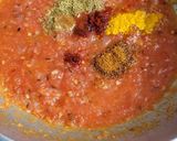 A picture of step 5 of White peas curry.