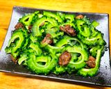 梅子涼拌山苦瓜（創意料理）的食譜步驟1照片