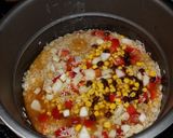 A picture of step 4 of Instapot Chicken Burrito Bowls.