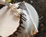 A picture of step 33 of Chocolate cake with whipped cream frosting.