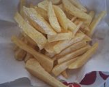 Foto del paso 6 de la receta: Pollo crujiente con soya y papas fritas para uno