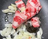 牛肉水蓮粥的食譜步驟2照片