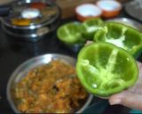 A picture of step 1 of Bharwa Shimla Mirch Sabzi.