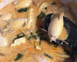 Foto langkah ke 4 dari resep Gulai Cumi Isi Tahu Telur.