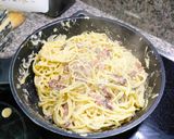 Foto del paso 5 de la receta: Carbonara casi verdadera con bacon