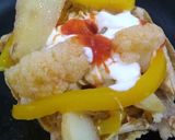 Foto del paso 5 de la receta: Tostadas de pollo a la revuelta!