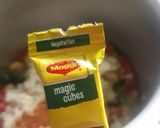 A picture of step 5 of Vegetable Pulao.