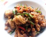 Foto langkah ke 5 dari resep Oseng tempe lombok ijo.
