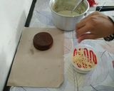 Foto langkah ke 8 dari resep Drink beng-beng Dessert box - brownies cheesecake.