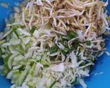 Karedok langkah memasak 1 foto